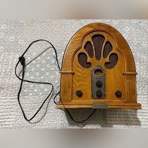 Antique Wooden Radio